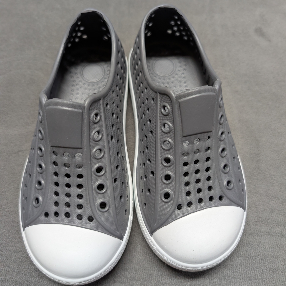 Gray Slip-On Children's Shoes